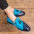 Elegant Slip-On Formal Loafers for Men - Stylish Tassel Leather Party Shoes Perfect for Weddings and Evening Events